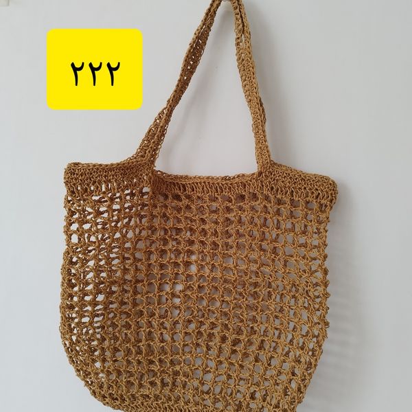 کیف زنانه ساحلی رافیا متوسط کد 985