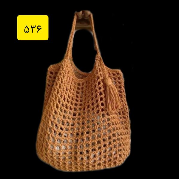 کیف زنانه ساحلی رافیا متوسط کد 985