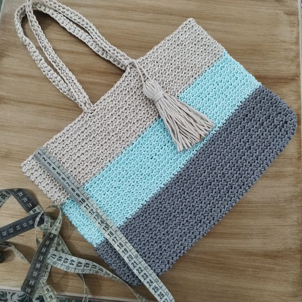 کیف مکرومه باکلاس سایز بزرگ