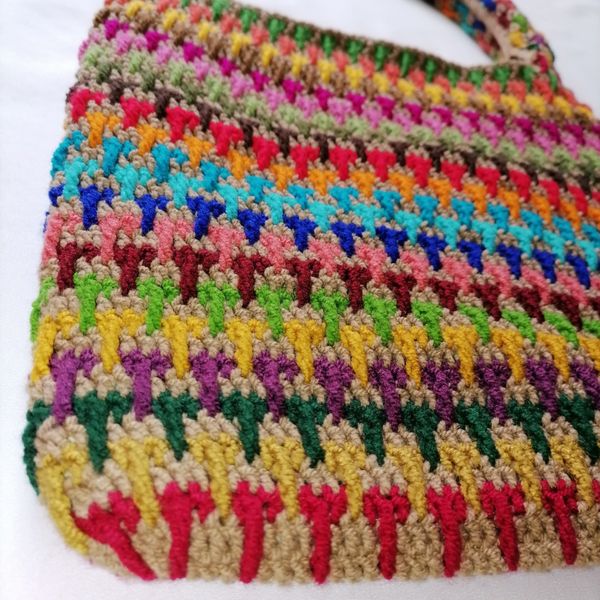 کیف زنانه طرح رنگین کد 10