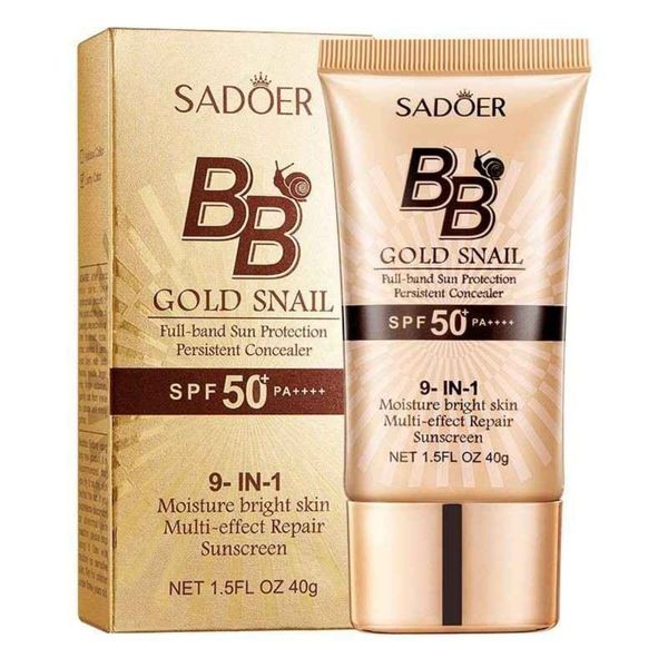 بی بی کرم و ضد آفتاب روشن کننده عصاره حلزون SPF50