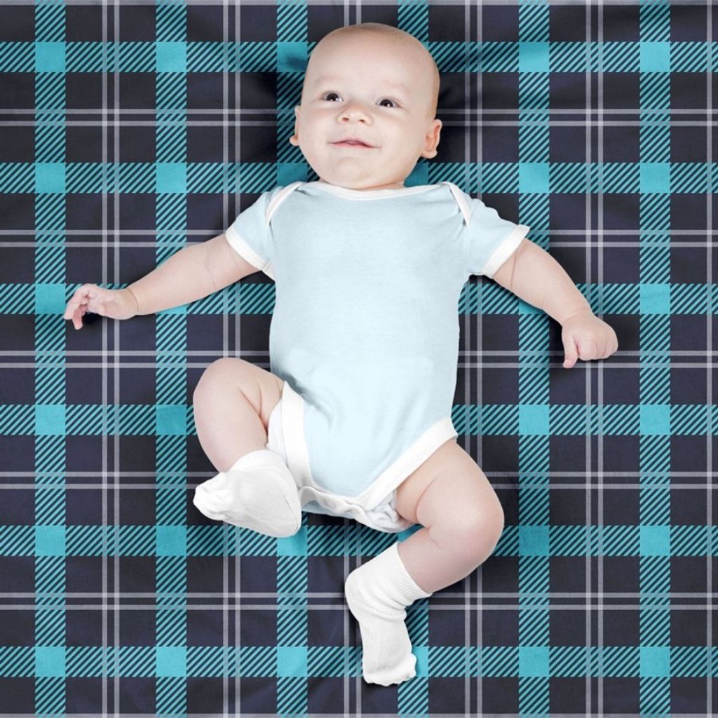 قیمت ارزان پارچه مخمل پارچه باما طرح چارخونه کد 5012995