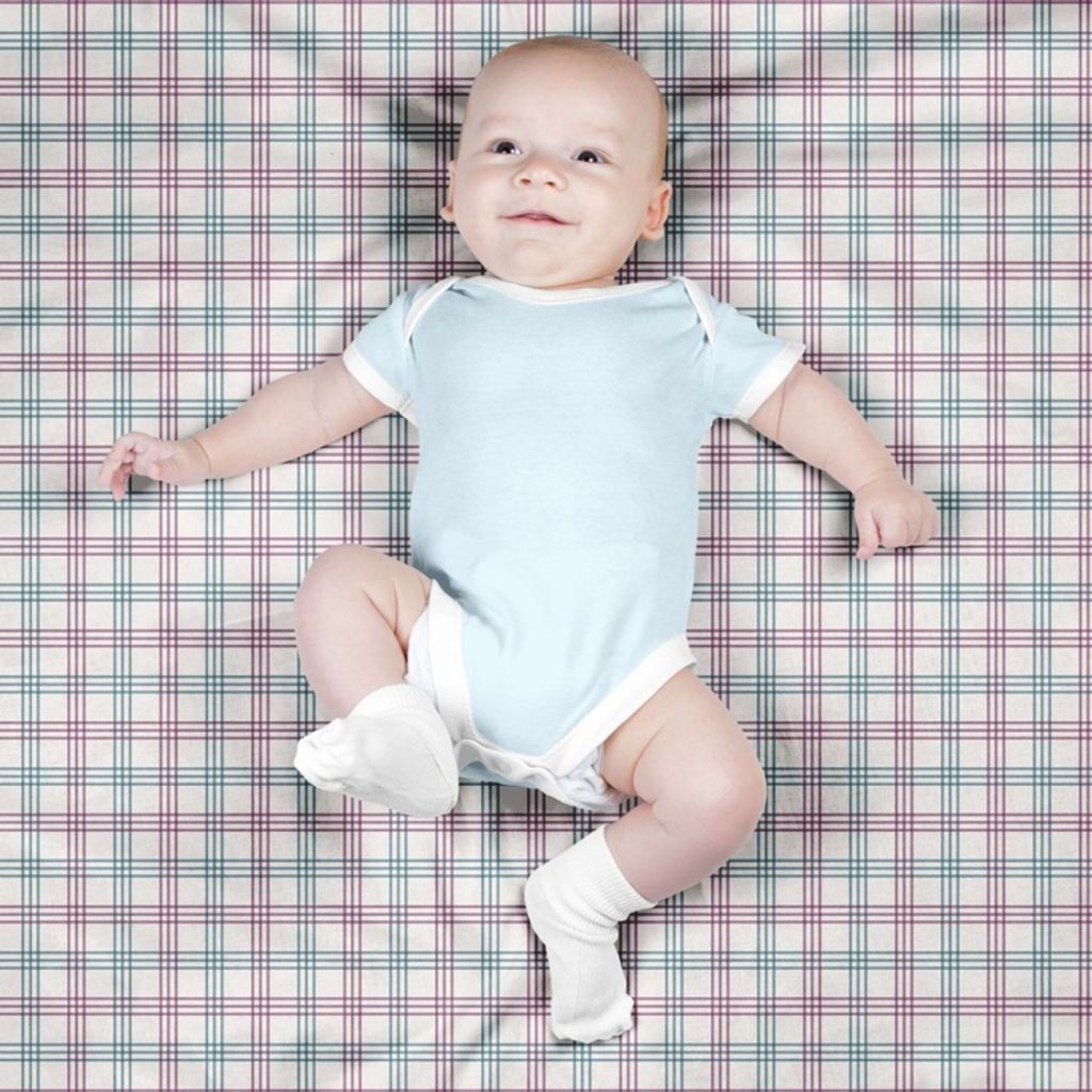 خرید آنلاین پارچه مخمل پارچه باما طرح چارخونه کد 5012997