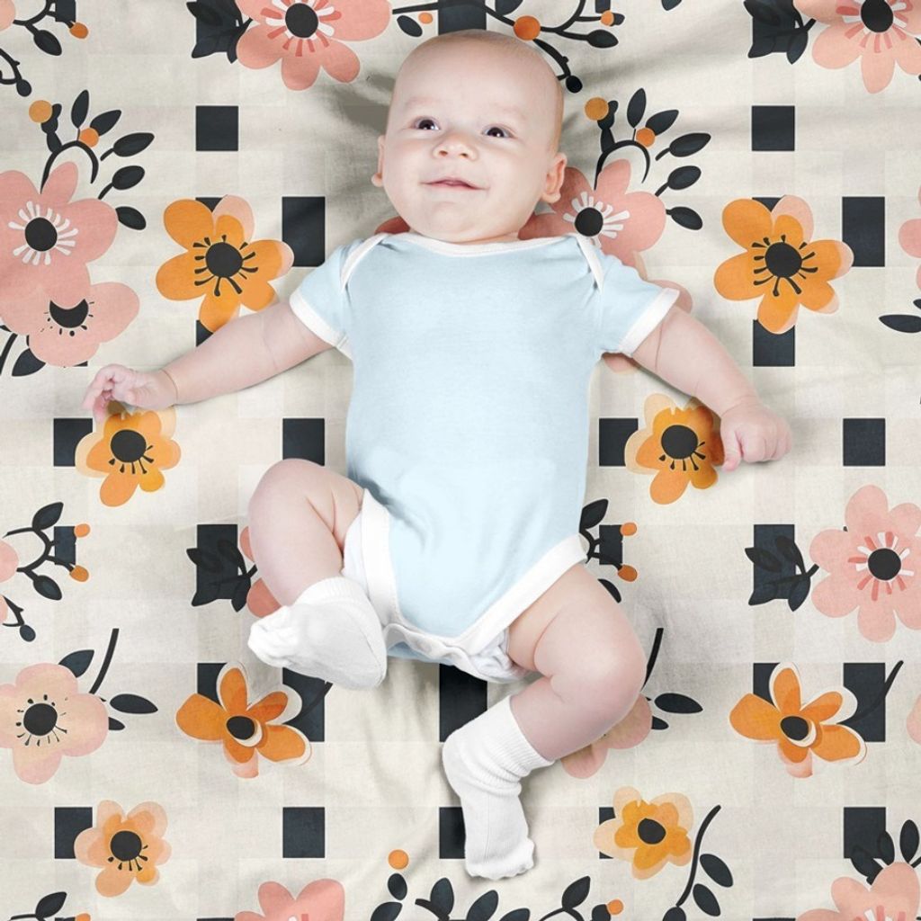 قیمت پارچه مخمل پارچه باما طرح چارخونه کد 5012998