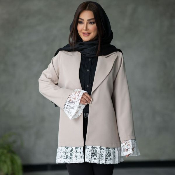مانتو مزونی خرجکار گیپور سن ناز