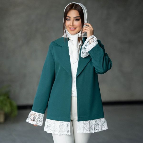 مانتو مزونی خرجکار گیپور سن ناز