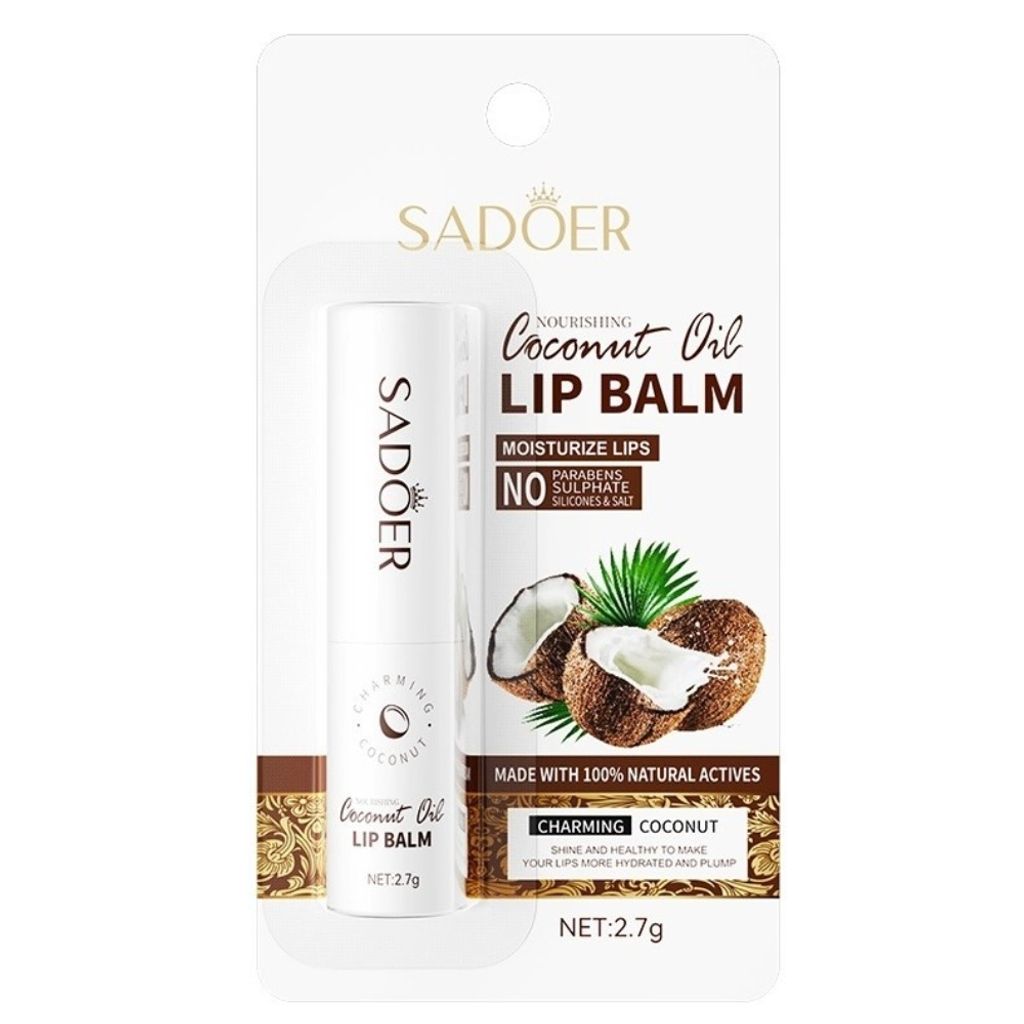 خرید انلاین بالم لب سادور مدل روغن نارگیل وزن 2.7 گرم SADOER