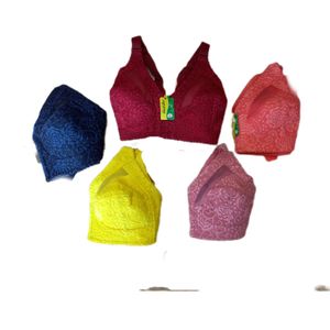 سوتین گل برجسته بالا تور کد 483