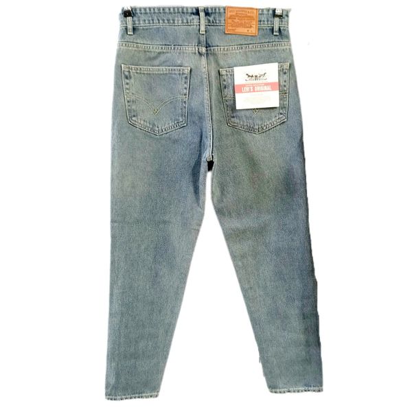 شلوار جین مردانه مام فیت ابی کثیف