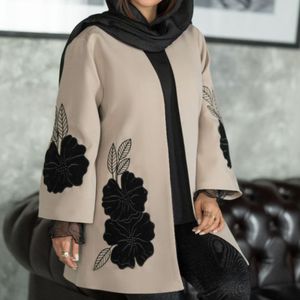 خرید آنلاین مانتو مجلسی ویان گلدوزی مخمل