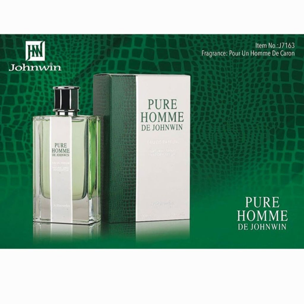قیمت ارزان ادکلن PURE HOMME JOHNWIN  جانوین پوران هوم عطر شاه