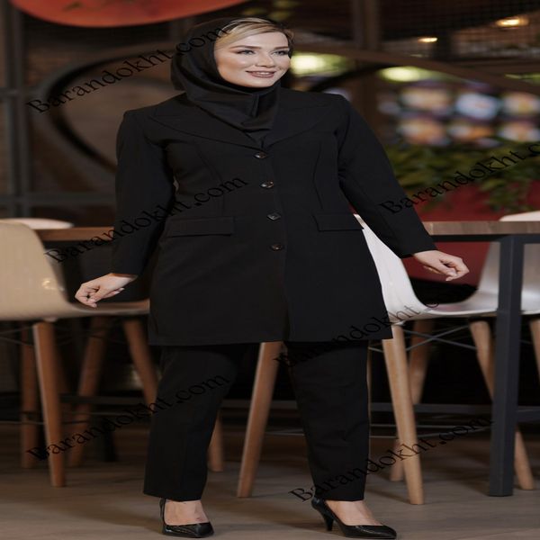 مانتو شلوار اداری باران دخت مدل ساسون از رو کد 4034