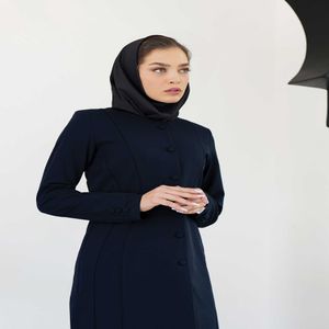 خرید اینترنتی قیمت مانتو شلوار اداری باران دخت مدل دو برش کد 4008