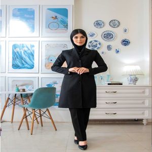 خرید اینترنتی قیمت مدل مانتو اداری سه جیب فیونا کد 4027