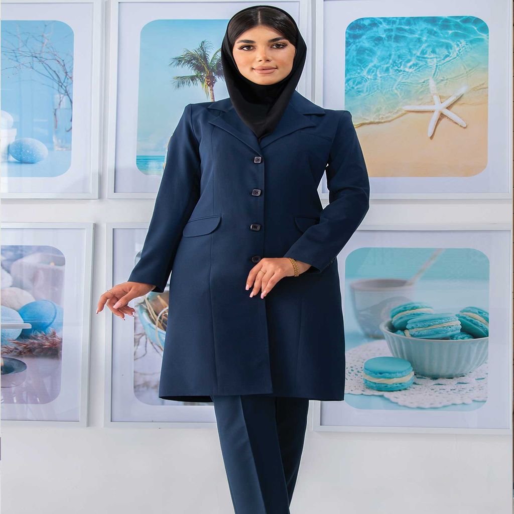 خرید اینترنتی قیمت مدل مانتو اداری سه جیب فیونا کد 4027