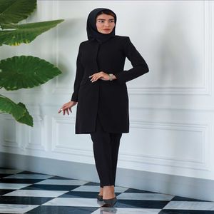 خرید اینترنتی قیمت مانتو شلوار اداری باران دخت مدل دکمه مخفی کد 1785