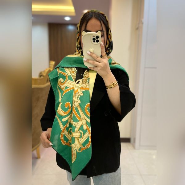 روسری مجلسی تمام نخ