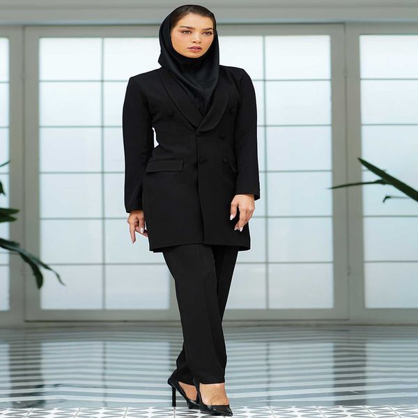 مانتو شلوار اداری باران دخت مدل یقه آرشال فیونا کد 4060