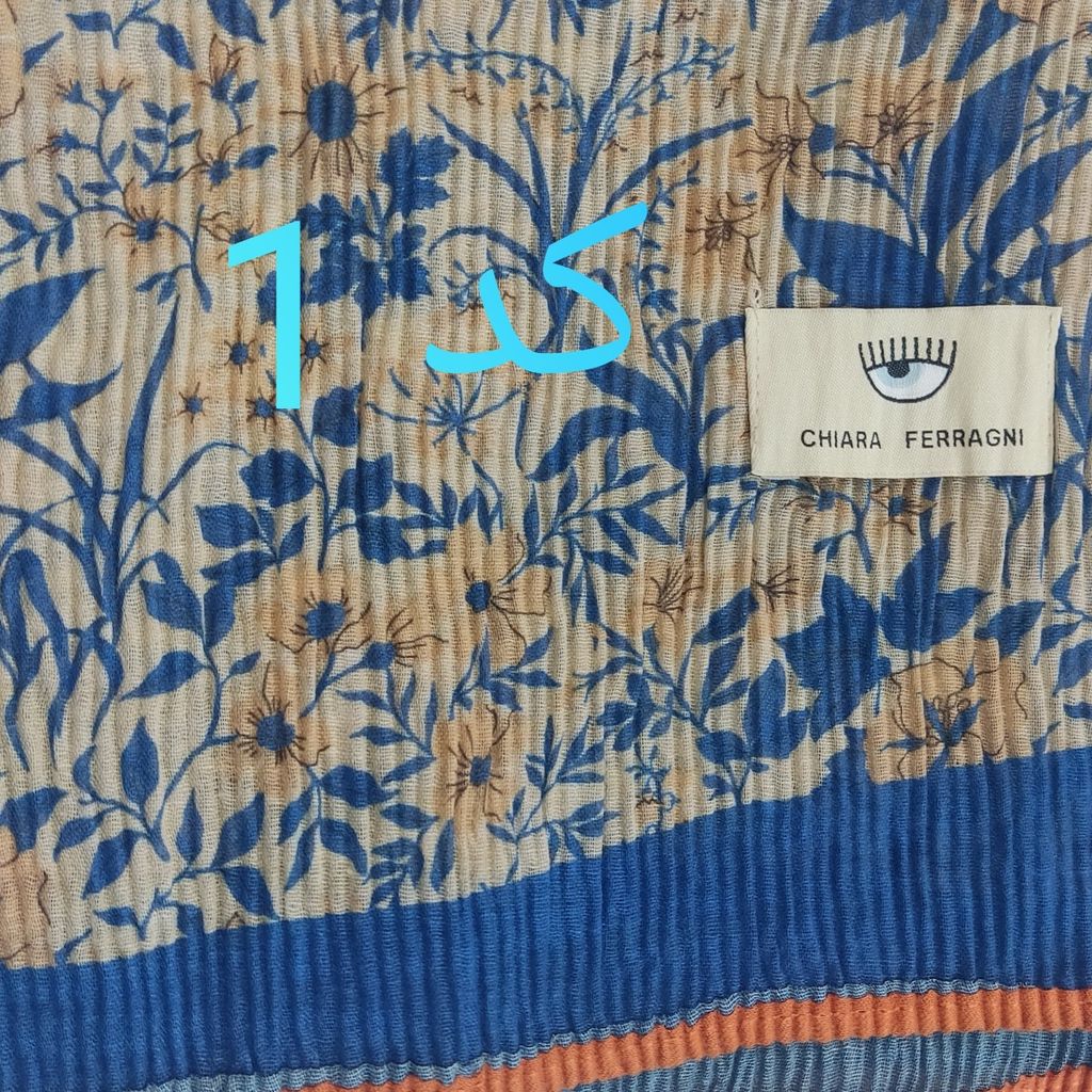 فروش اینترنتی شال زنانه پلیسه طرح گل کد 0025