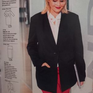 الگو آماده خیاطی سایزبندی شده کت بوردا