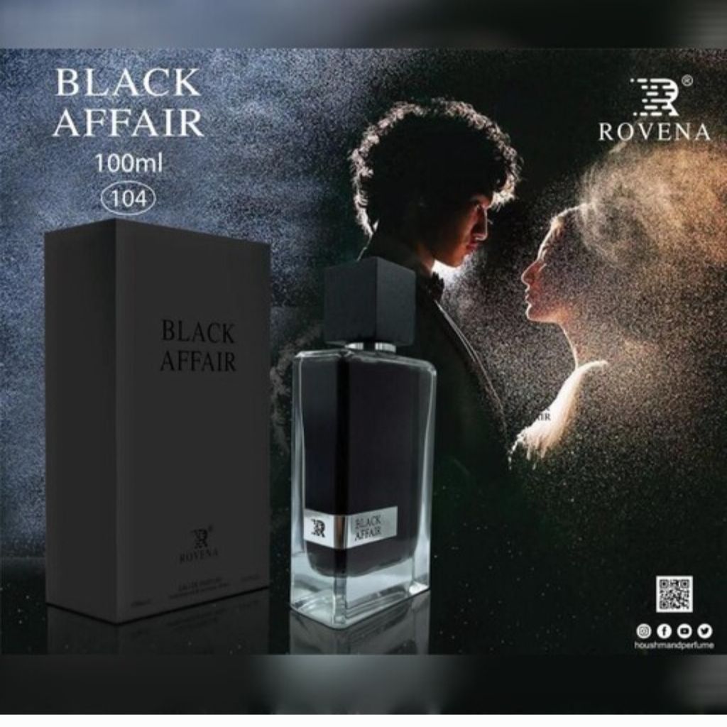 مشخصات ادکلن BLACK AFFAIR ROVENA روونا بلک افغان