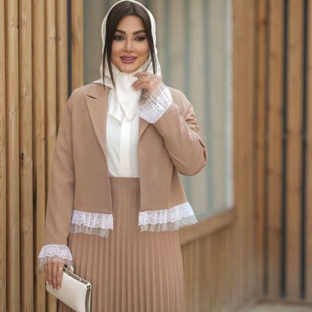 خرید آنلاین کت دامن پلیسه  [ ژینا ]