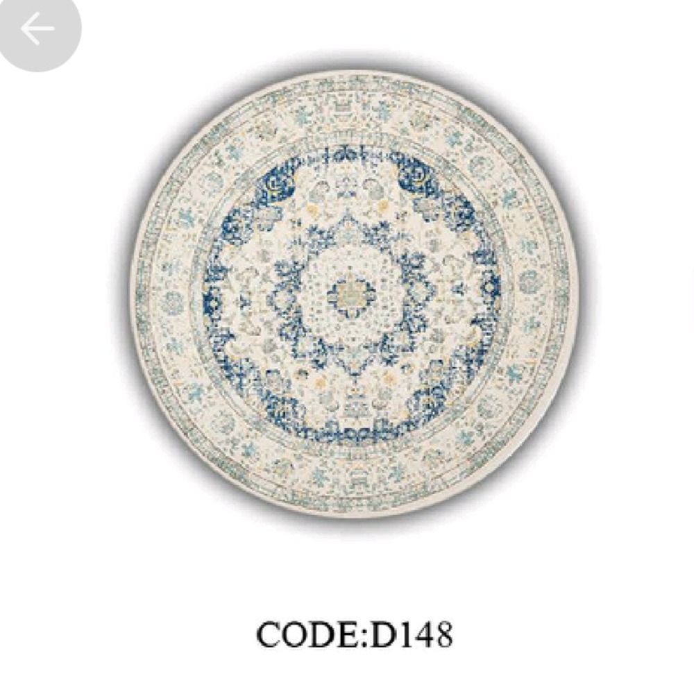 خرید اینترنتی فرشینه مخمل هازان گرد ( پس کرایه)