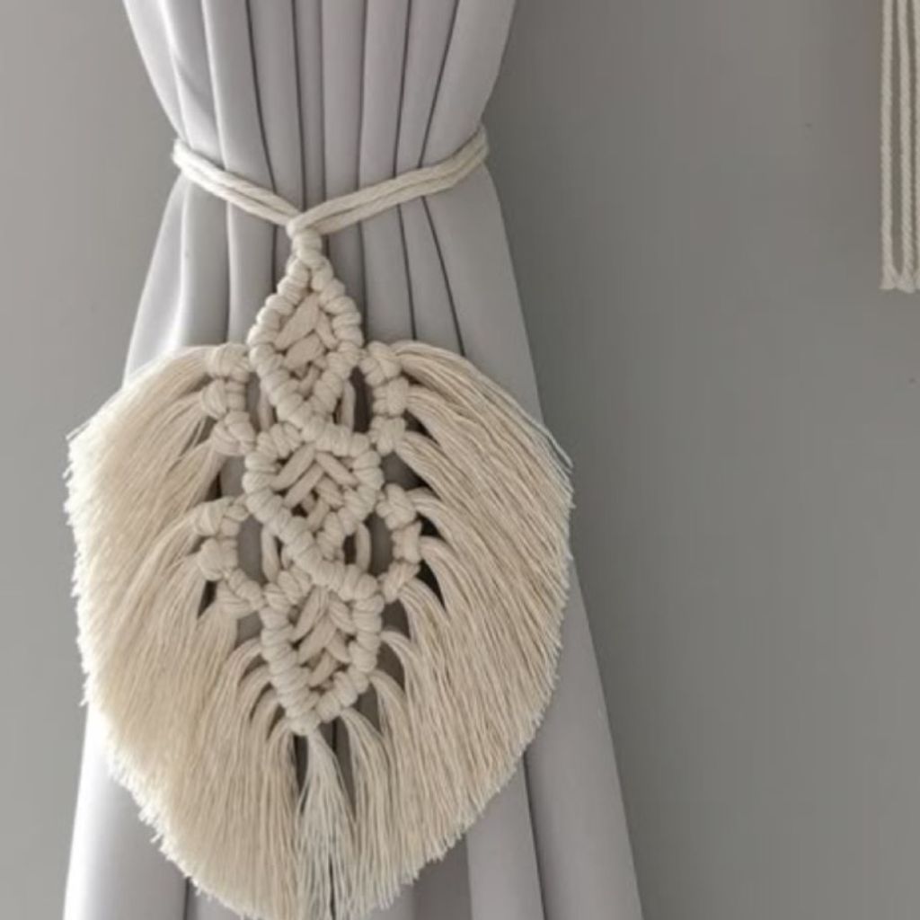 خرید اینترنتی هولدر‌پرده‌مکرومه‌بافی