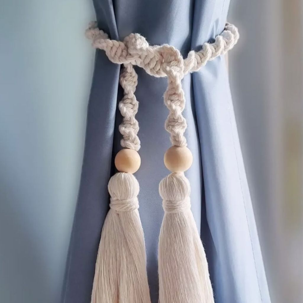 مشخصات هولدر پرده مکرومه مدل پیچ