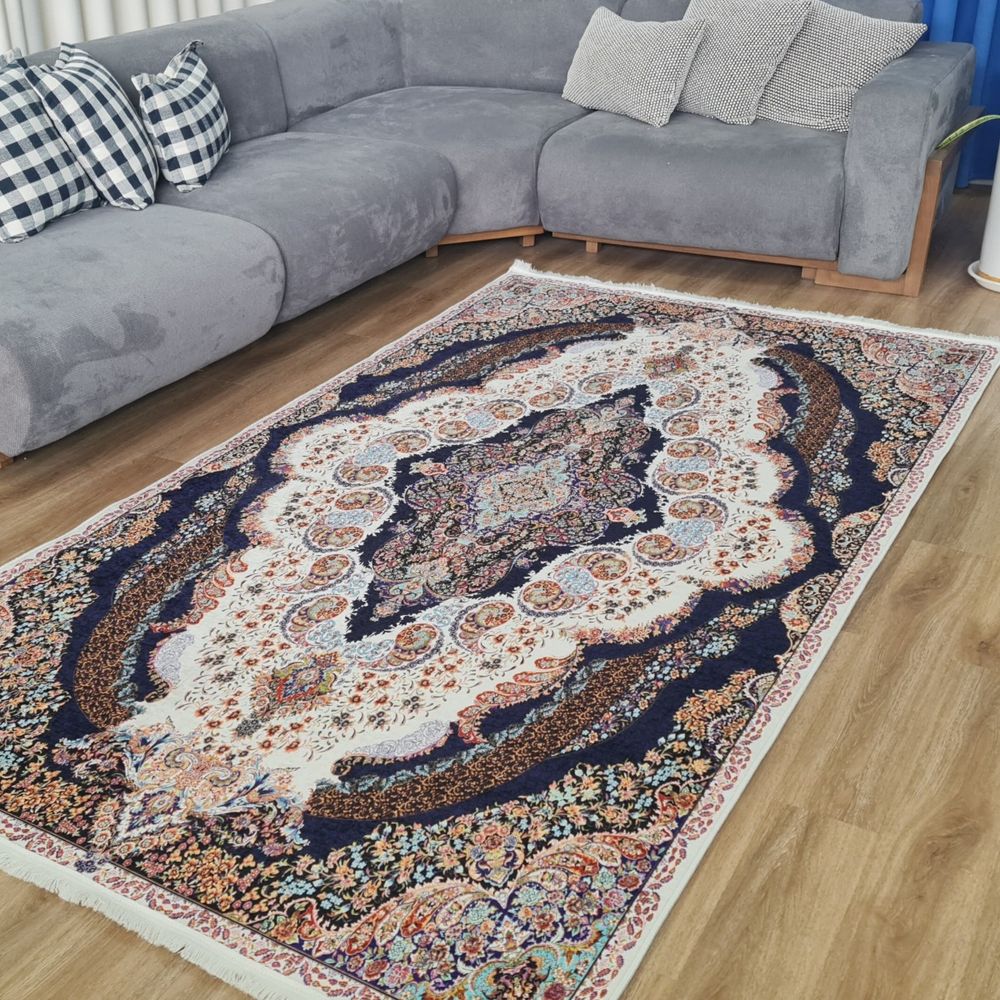 خرید اینترنتی فرشینه مخمل هازان زیره استوپ دار ( پس کرایه)