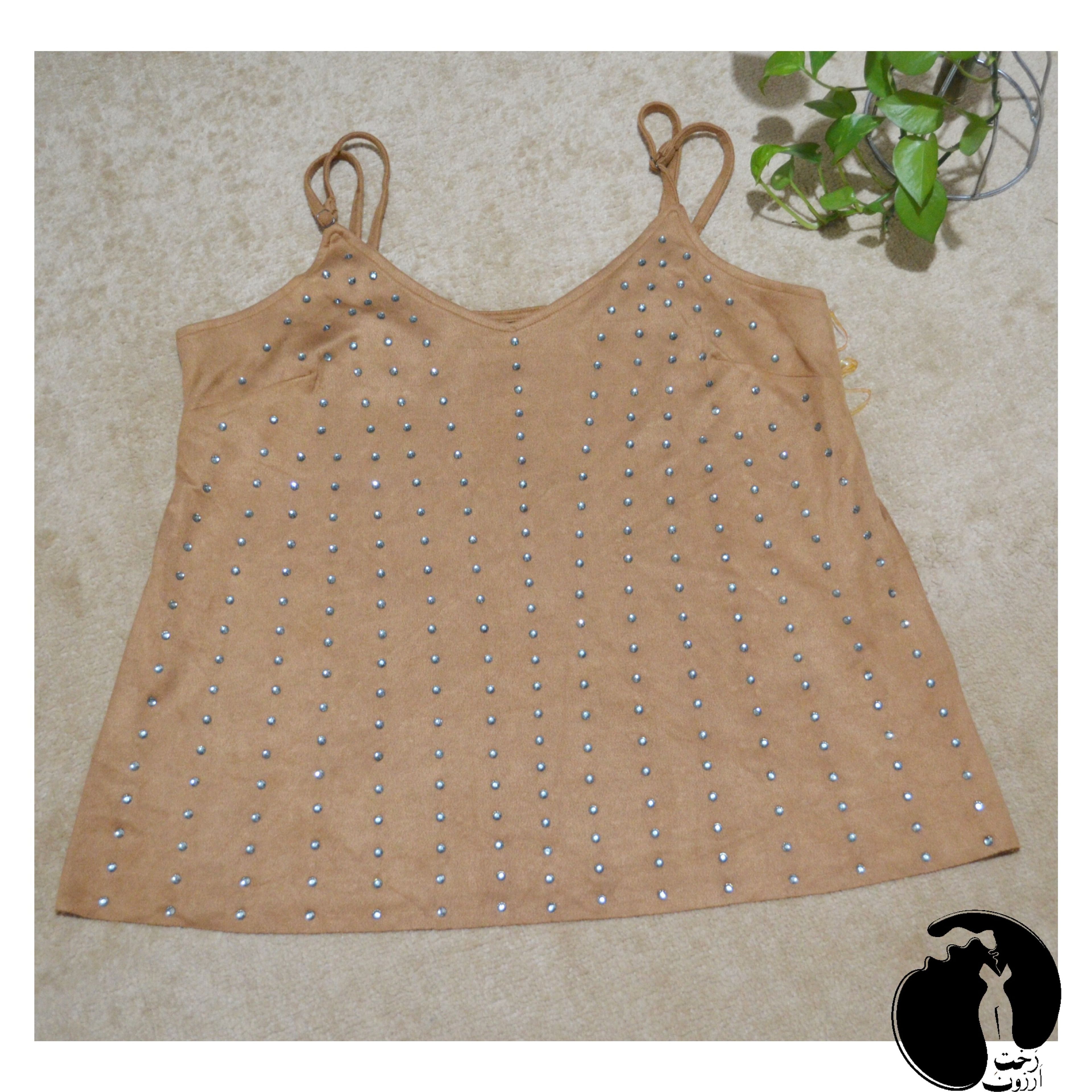 مشخصات تاپ فول نگین مخمل قواره دار
