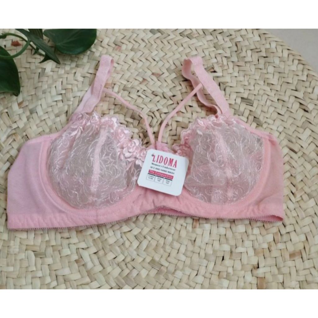 خرید آنلاین سوتین تک برند لیدوما هارنس دار  جنس  تور  گاز سایز75