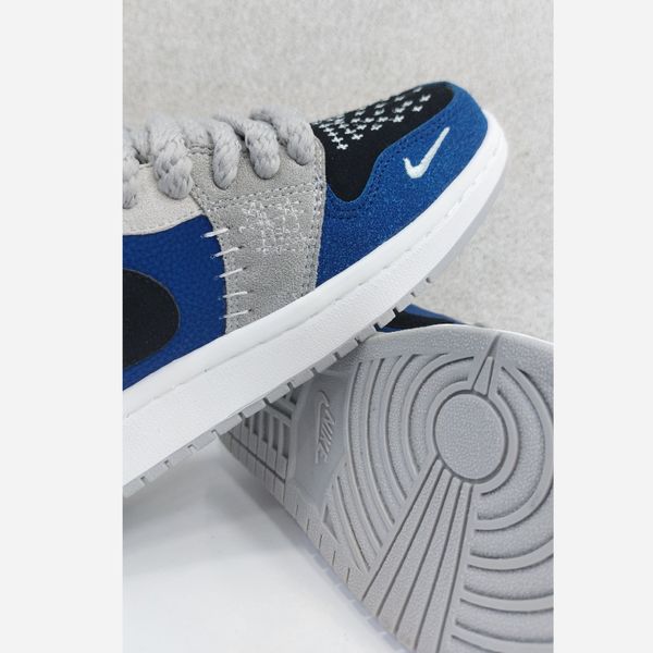 کتونی نایک جردن وودو آبی با کیفیت مشابه طرح اصلی