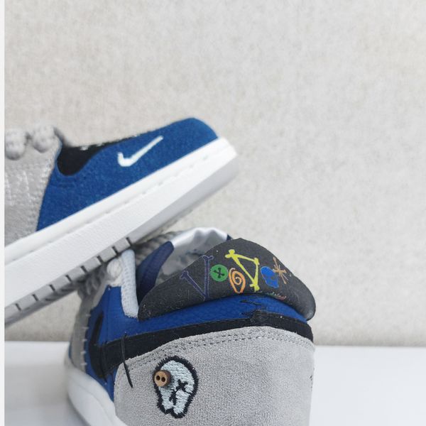 کتونی نایک جردن وودو آبی با کیفیت مشابه طرح اصلی