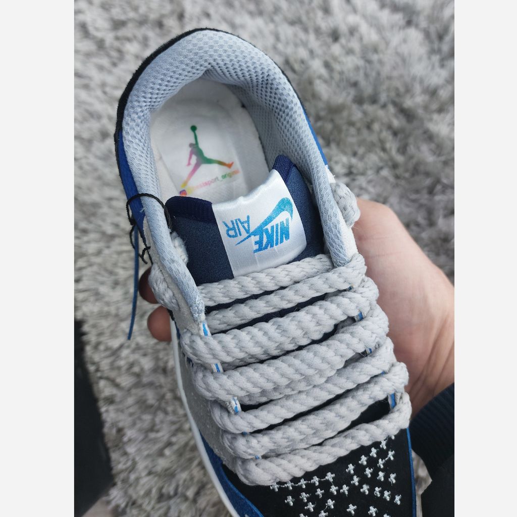 قیمت ارزان کتونی نایک جردن وودو آبی با کیفیت مشابه طرح اصلی 