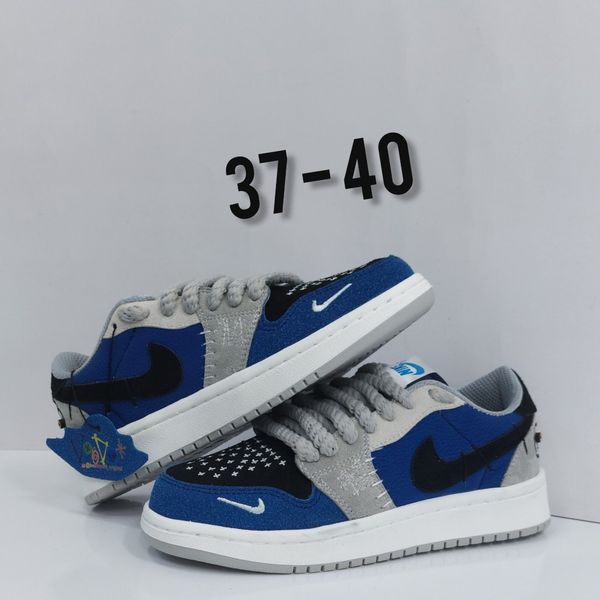 کتونی نایک جردن وودو آبی با کیفیت مشابه طرح اصلی