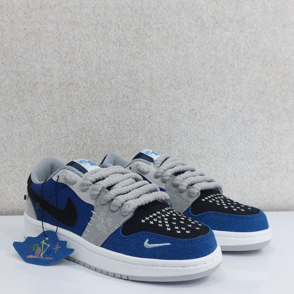 کتونی نایک جردن وودو آبی با کیفیت مشابه طرح اصلی