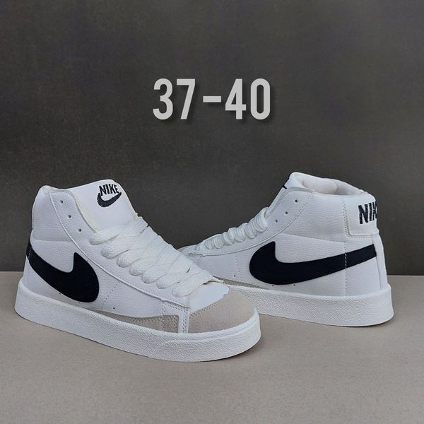 کتونی نایک بلیزر ساق بلند سفید Nike Blazer