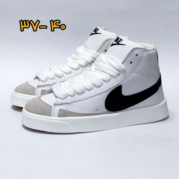 کتونی نایک بلیزر ساق بلند سفید Nike Blazer