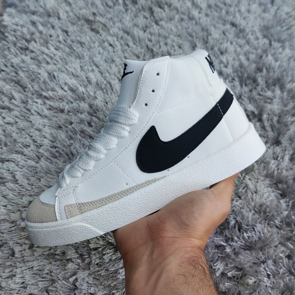 خرید انلاین کتونی نایک بلیزر ساق بلند سفید Nike Blazer