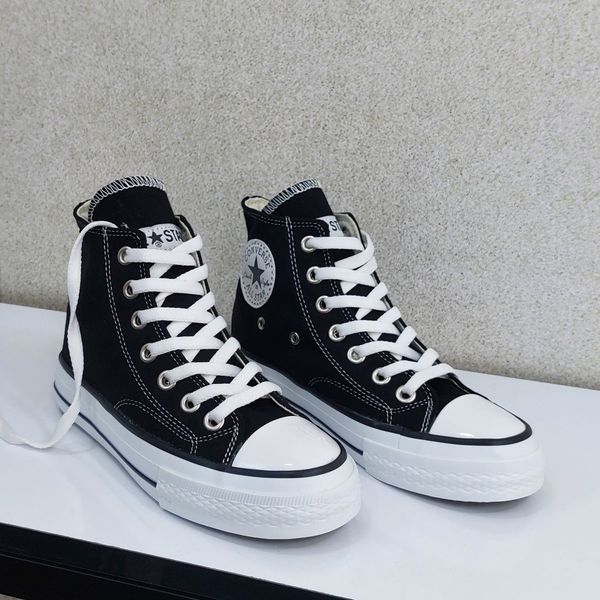 کتونی آلستار مشکی ساق دار All Star  با کیفیت بالا