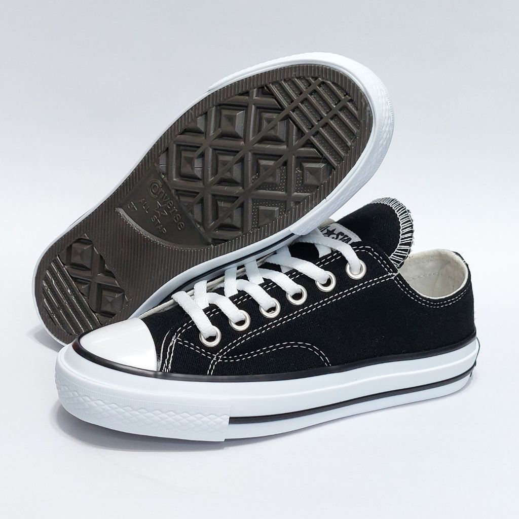 خرید آنلاین کتونی آلستار مشکی   All Star با کیفیت ساق کوتاه