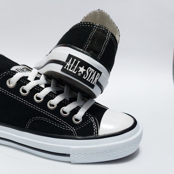 کتونی آلستار مشکی  All Star با کیفیت ساق کوتاه