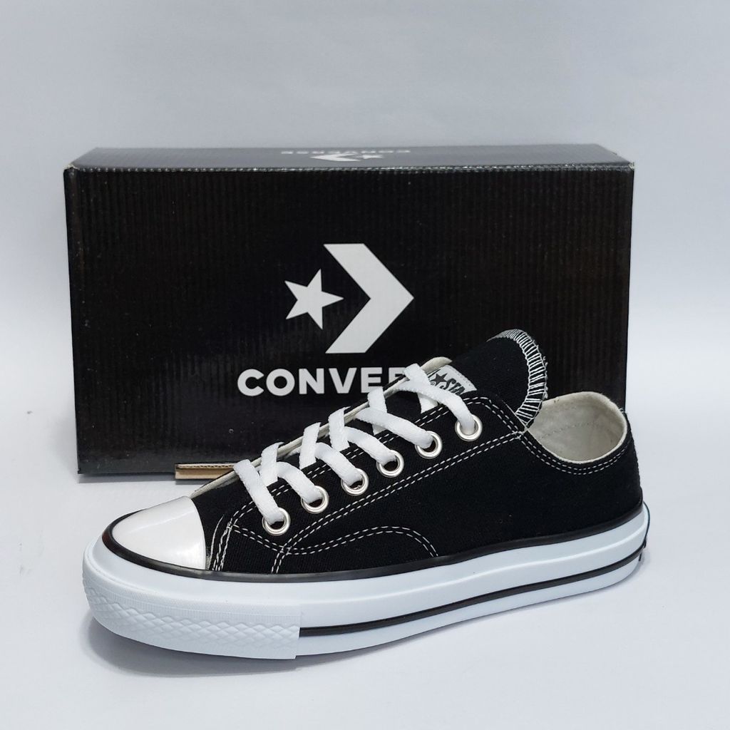 قیمت کتونی آلستار مشکی   All Star با کیفیت ساق کوتاه