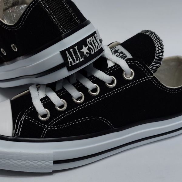 کتونی آلستار مشکی  All Star با کیفیت ساق کوتاه