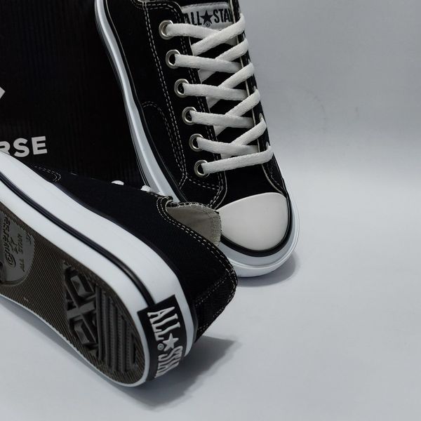 کتونی آلستار مشکی  All Star با کیفیت ساق کوتاه