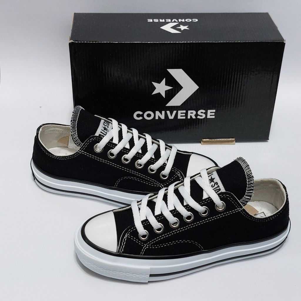 خرید انلاین کتونی آلستار مشکی   All Star با کیفیت ساق کوتاه