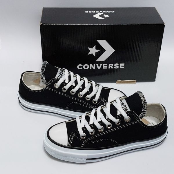 کتونی آلستار مشکی  All Star با کیفیت ساق کوتاه