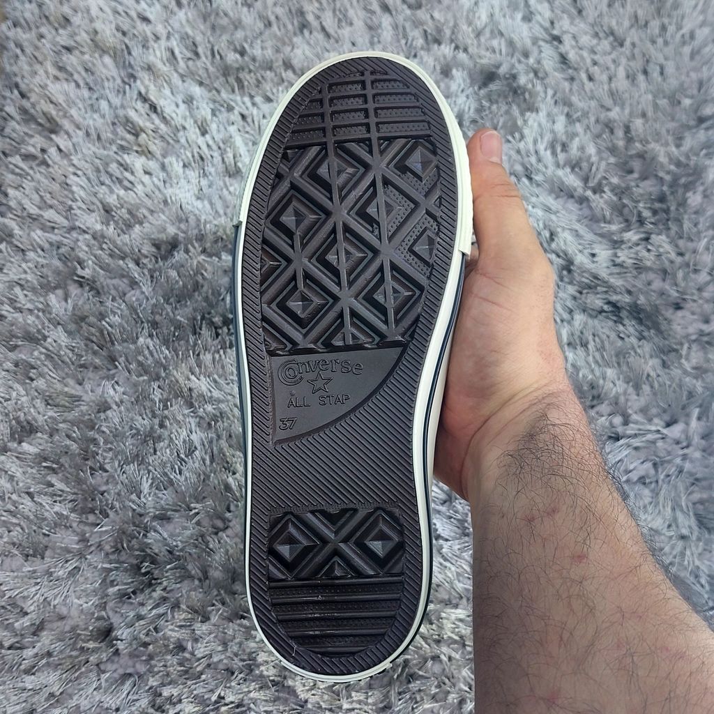 قیمت کتونی آلستار ساق بلند سفید شیری All Star با کیفیت