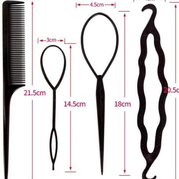 ابزار بافت شنیون و بامتل مو کد 3154